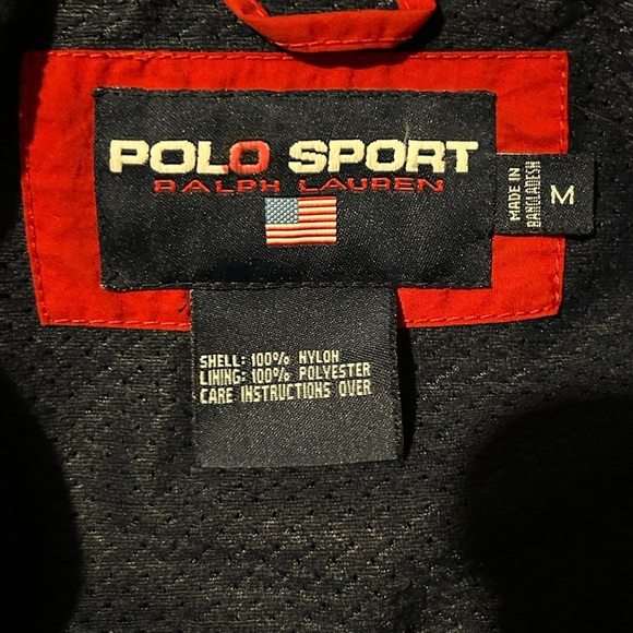 VTG Polo Ralph Lauren Polo Sport Performance Technologies jacket coat Size M - Picture 4 of 10
